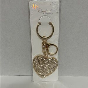 Gold Heart Keychain